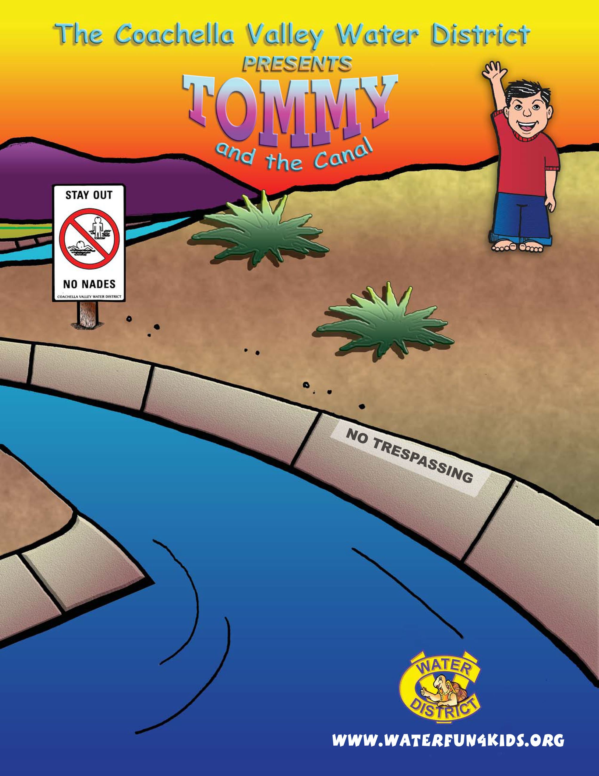 Tommy & the canal children's activity book front cover