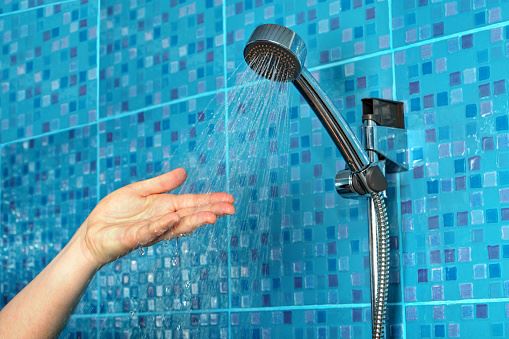 Shower head water